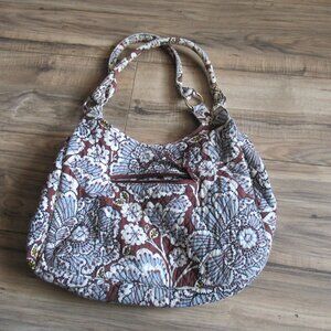Vera Bradley Slate Blooms Hobo Bag